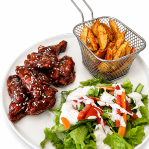 BBQ Sticky Wings (8 Pieces)