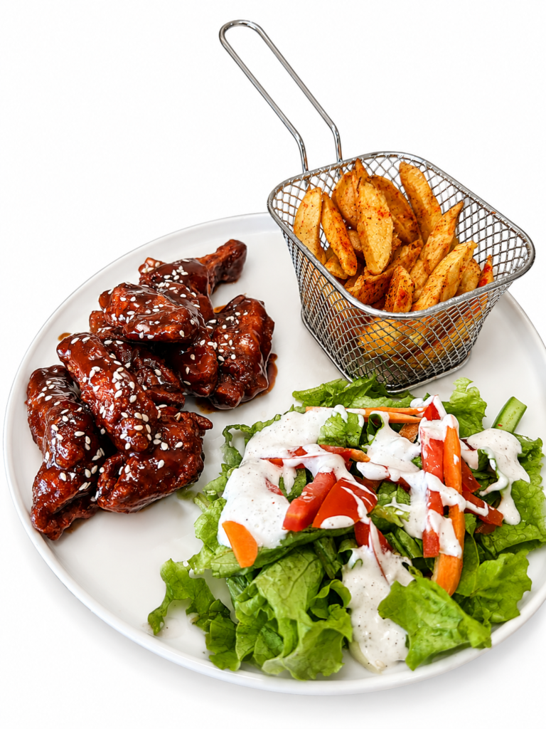 BBQ Sticky Wings (8 Pieces)
